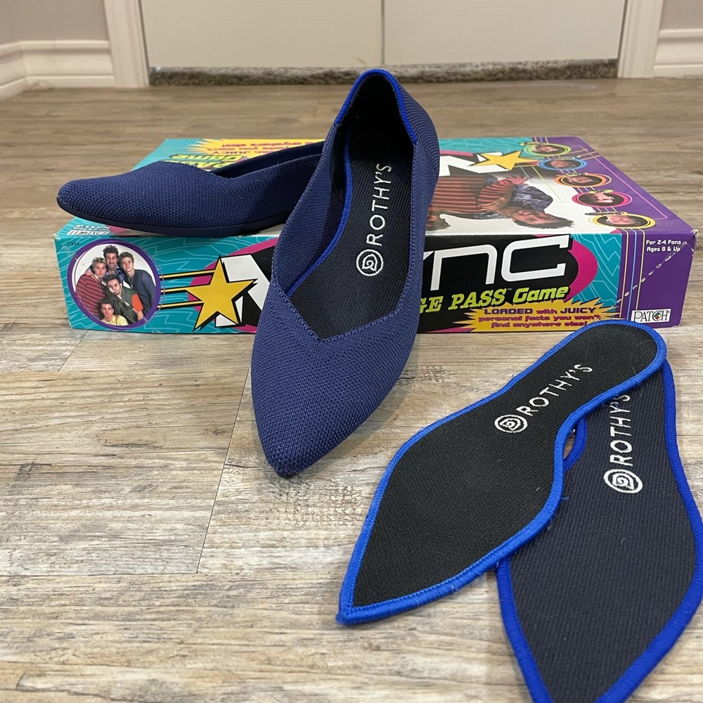 Rothy’s The Point in Blue Fits like 7.5